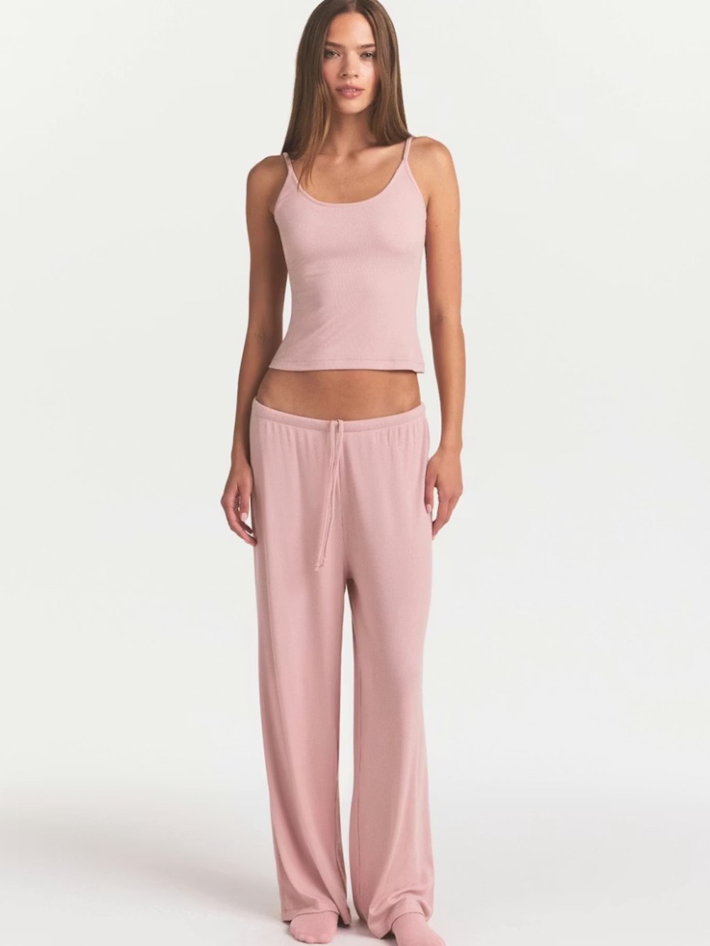 SKIMS Soft Lounge Tank Sleep Set - Morganite NWOT
